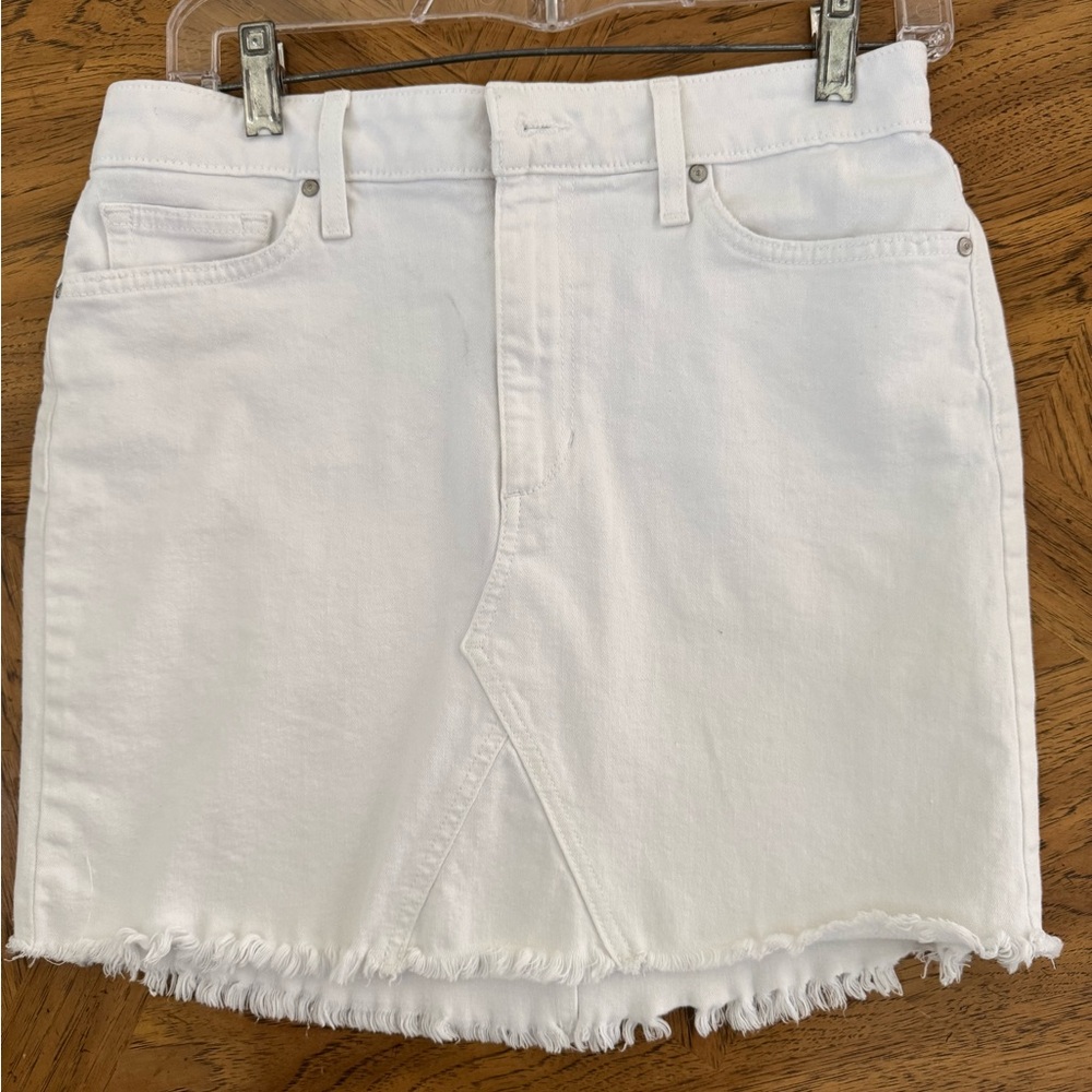 Joes White Denim Skirt